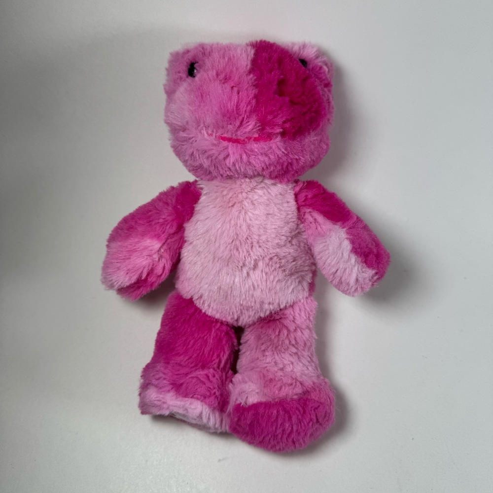 Build A Bear Plush Pink Frog Tie Dye 9" 2023 Stuffed Animal Toy